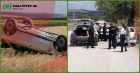 Florești // Accident violent. Două femei grav rănite după ce s-au inversat cu mașina